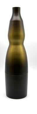Babette Holland Spun Aluminum Keiko Pot 20 " Tall Ombre
